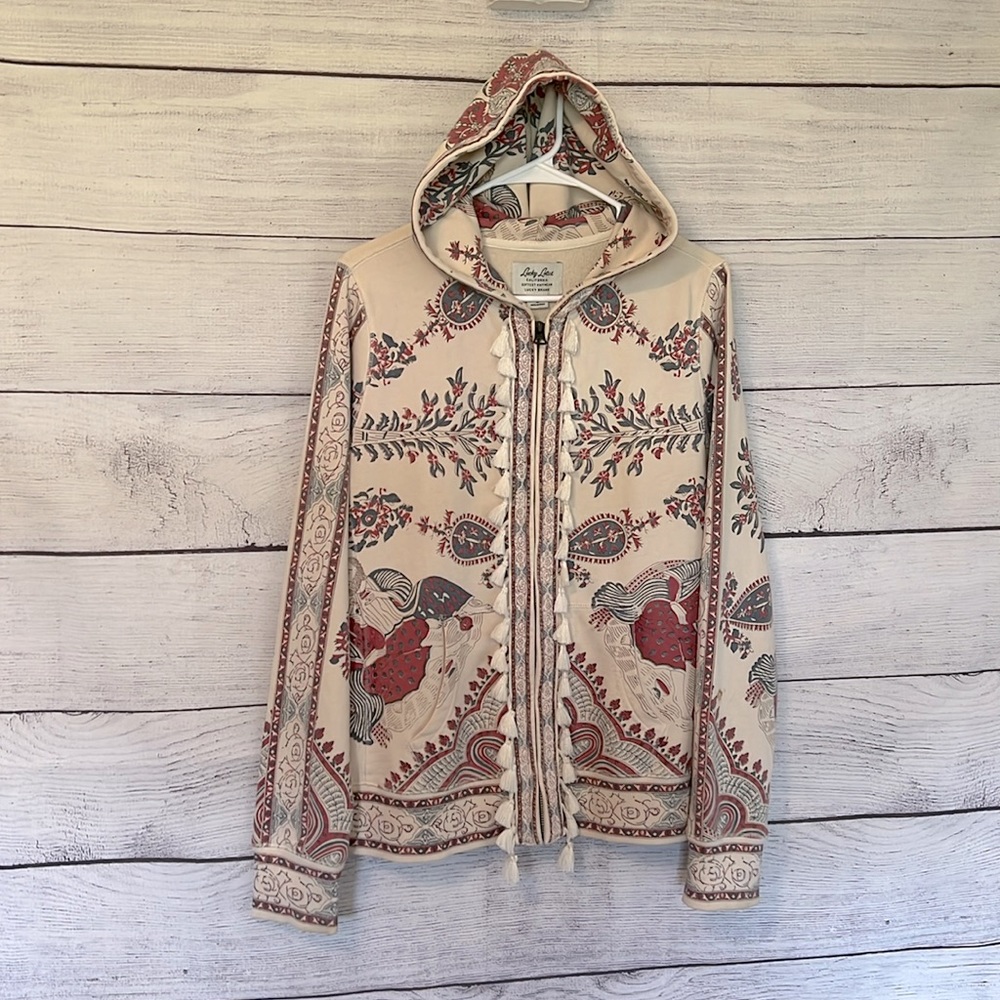 Lucky Lotus zip up hoodie